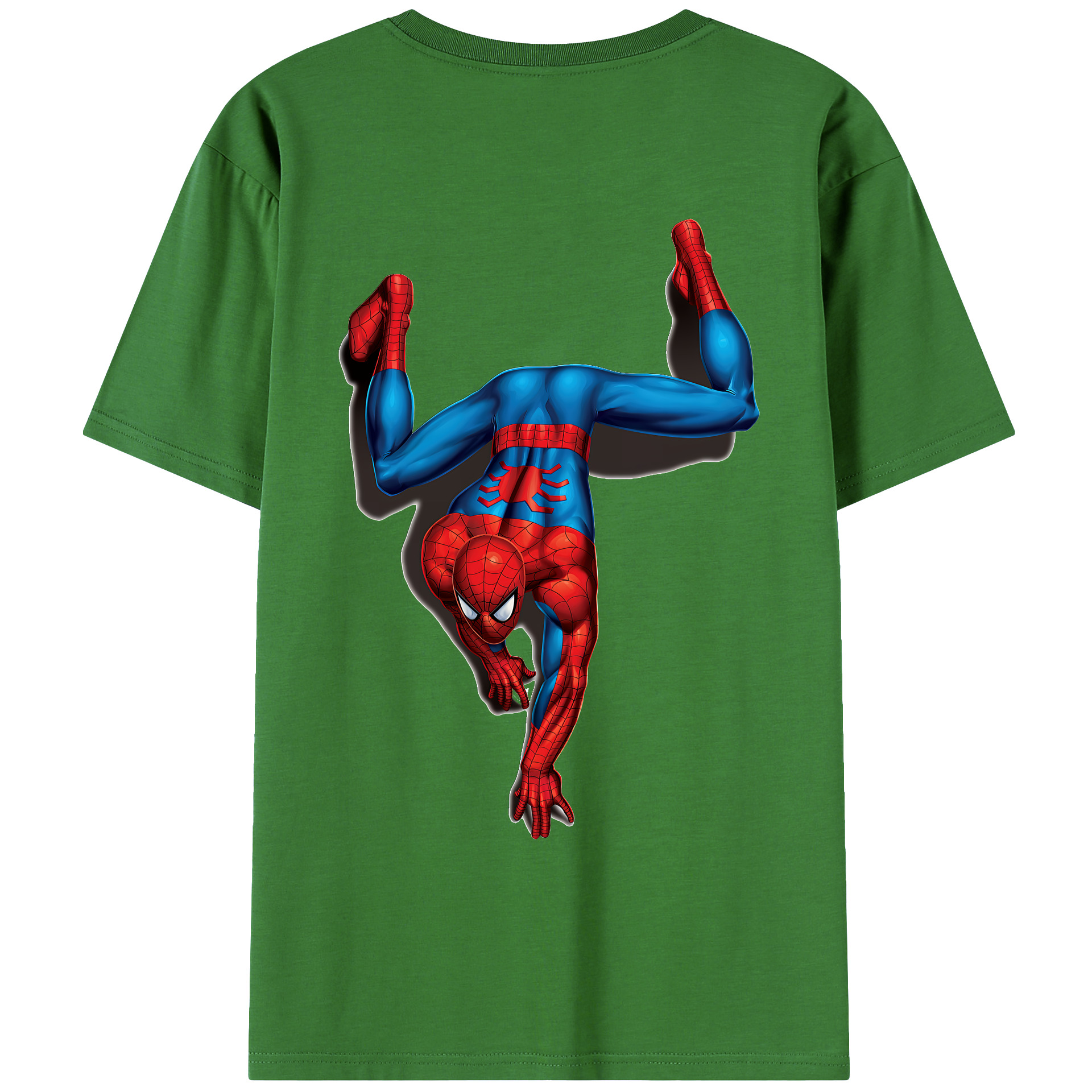 （画像用） Spider Man スパイダーマン レディース半袖Tシャツ(バックプリント)